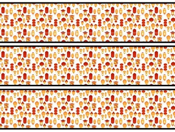 China Bulletin Board Decor Kit, China Letters