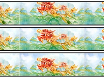 China Bulletin Board Decor Kit, China Letters