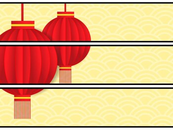 China Bulletin Board Decor Kit, China Letters