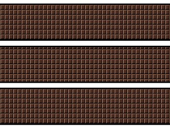 Chocolate Bulletin Board Decor Kit, Chocolate Letters