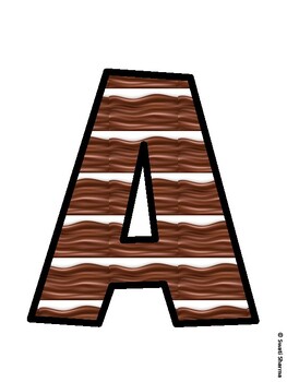 Chocolate Bulletin Board Décor Kit, Chocolate Bulletin Board Letters