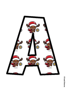 Christmas Bulletin Board Décor Kit, Christmas Bulletin Board Letters