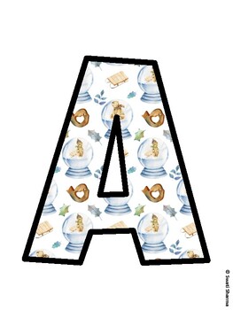 Christmas Bulletin Board Décor Kit, Christmas Bulletin Board Letters