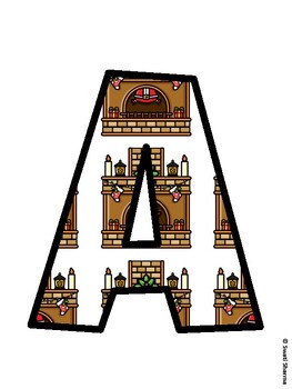 Christmas Bulletin Board Décor Kit, Christmas Bulletin Board Letters