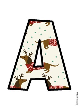 Christmas Bulletin Board Décor Kit, Christmas Bulletin Board Letters