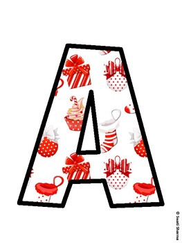 Christmas Bulletin Board Décor Kit, Christmas Bulletin Board Letters