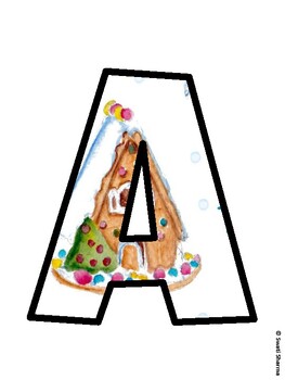 Christmas Bulletin Board Décor Kit, Christmas Bulletin Board Letters