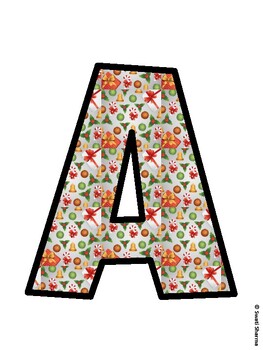Christmas Bulletin Board Décor Kit, Christmas Bulletin Board Letters