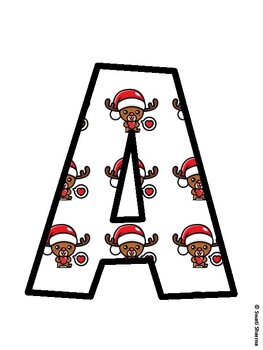 Christmas Bulletin Board Décor Kit, Christmas Bulletin Board Letters