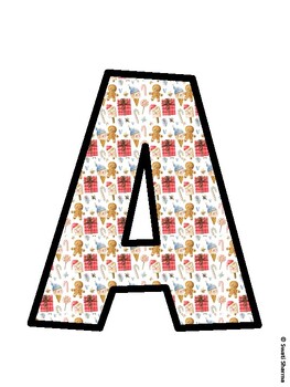 Christmas Bulletin Board Décor Kit, Christmas Bulletin Board Letters