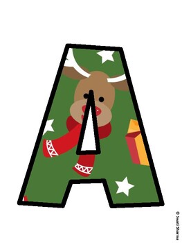 Christmas Bulletin Board Décor Kit, Christmas Bulletin Board Letters