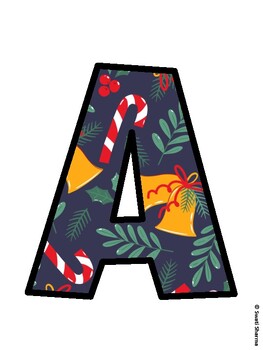 Christmas Bulletin Board Décor Kit, Christmas Bulletin Board Letters