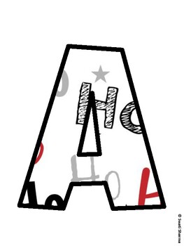 Christmas Bulletin Board Décor Kit, Christmas Bulletin Board Letters