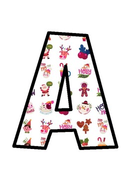 Christmas Bulletin Board Décor Kit, Christmas Letters, Christmas Door Décor,