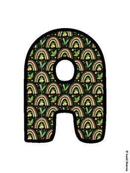 Christmas Bulletin Board Letters, Christmas Alphabet Posters