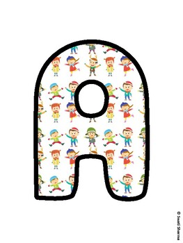 Christmas Bulletin Board Letters, Christmas Alphabet Posters