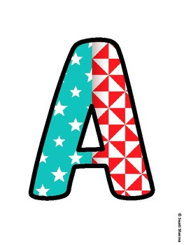 Christmas Bulletin Board Letters, Christmas Alphabet Posters