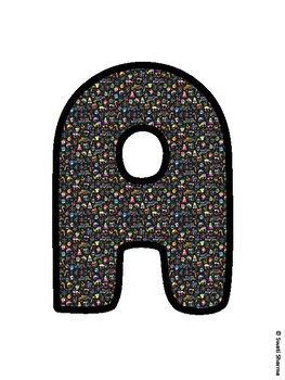 Christmas Bulletin Board Letters, Christmas Alphabet Posters