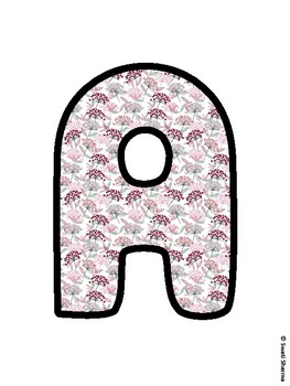 Christmas Bulletin Board Letters, Christmas Alphabet Posters