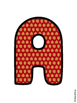 Christmas Bulletin Board Letters, Christmas Alphabet Posters