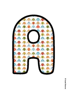 Christmas Bulletin Board Letters, Christmas Alphabet Posters