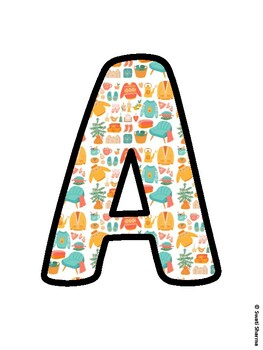 Christmas Bulletin Board Letters, Christmas Alphabet Posters