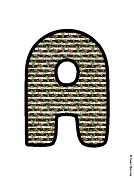Christmas Bulletin Board Letters, Christmas Alphabet Posters