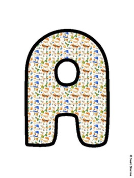Christmas Bulletin Board Letters, Christmas Alphabet Posters