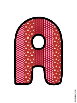 Christmas Bulletin Board Letters, Christmas Alphabet Posters