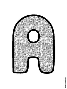 Christmas Bulletin Board Letters, Christmas Alphabet Posters