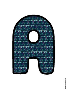 Christmas Bulletin Board Letters, Christmas Alphabet Posters