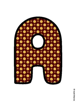 Christmas Bulletin Board Letters, Christmas Alphabet Posters