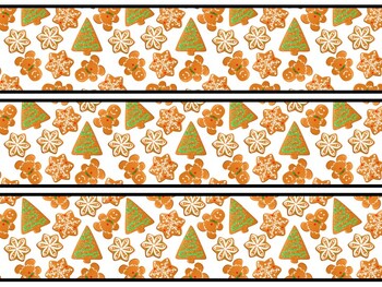 Christmas Food Bulletin Board Decor Kit, Christmas Food Letters