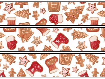 Christmas Food Bulletin Board Decor Kit, Christmas Food Letters
