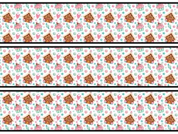 Christmas Food Bulletin Board Decor Kit, Christmas Food Letters