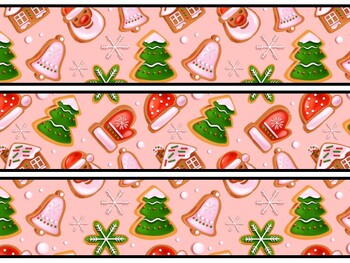 Christmas Food Bulletin Board Decor Kit, Christmas Food Letters