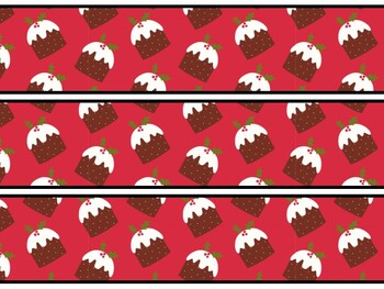 Christmas Food Bulletin Board Decor Kit, Christmas Food Letters