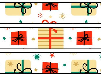 Christmas Gifts Bulletin Board Decor Kit, Christmas Gifts Letters