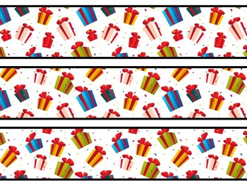 Christmas Gifts Bulletin Board Decor Kit, Christmas Gifts Letters