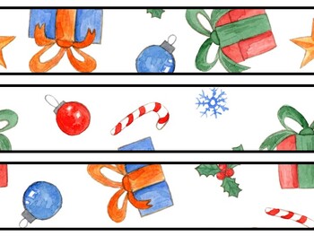 Christmas Gifts Bulletin Board Decor Kit, Christmas Gifts Letters