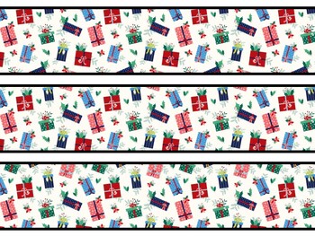 Christmas Gifts Bulletin Board Decor Kit, Christmas Gifts Letters
