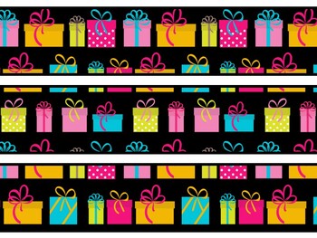 Christmas Gifts Bulletin Board Decor Kit, Christmas Gifts Letters