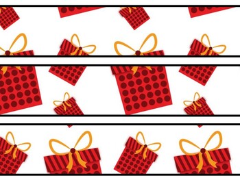 Christmas Gifts Bulletin Board Decor Kit, Christmas Gifts Letters