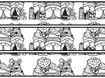 Christmas Gnomes Bulletin Board Decor Kit, Christmas Gnomes Letters