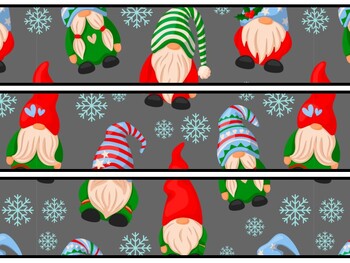 Christmas Gnomes Bulletin Board Decor Kit, Christmas Gnomes Letters
