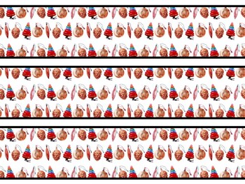 Christmas Ornaments Bulletin Board Decor Kit, Christmas Ornaments Letters