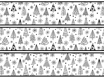 Christmas Trees Bulletin Board Decor Kit, Christmas Trees Letters