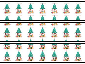 Christmas Trees Bulletin Board Decor Kit, Christmas Trees Letters