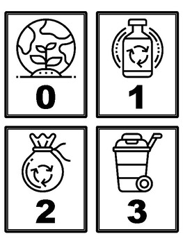 Cleanliness 0-500 Number Flash Cards, Cleanliness Number Cards,