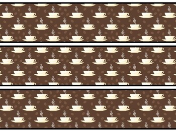 Coffee Bulletin Board Decor Kit, Coffee Letters